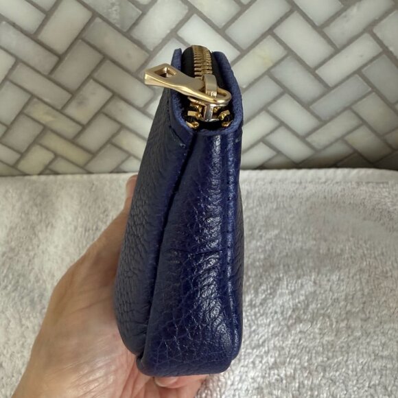 Portland Leather Small Cobalt Seashell Pouch - Brand New - Picture 6 of 7